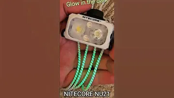 NITECORE NU21 headlamp glow feature