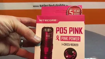 Nitecore P05 strobe ready EDC Frauen Lampe