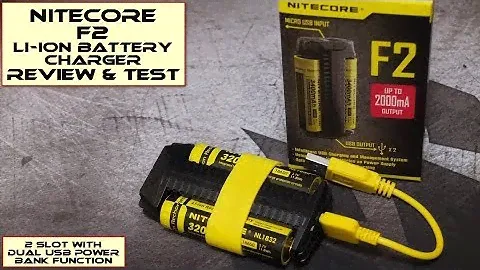 Nitecore F2 Battery Charger/Power Bank: Review & Test