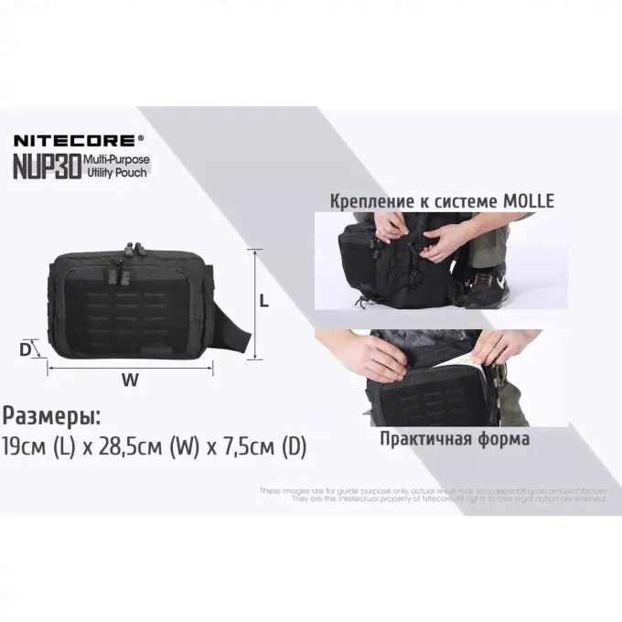 Тактическая сумка NITECORE NUP30 18739 1403732-1