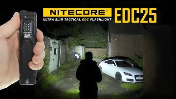 NITECORE EDC25 - slim 3000 lumens rechargeable flashlight with a 300m range!