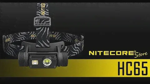 (Discontinued) NITECORE HC65 1000 Lumen USB Rechargeable Headlamp with White/Red/High CRI Outputs