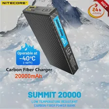 NITECORE SUMMIT 20000 20000 мАч Мобильный Банк Питания IPX5 Raing Из углеродного волокна PD/QC 20 Вт Быстрая Зарядка В режиме Низкого Тока Защита Телефона