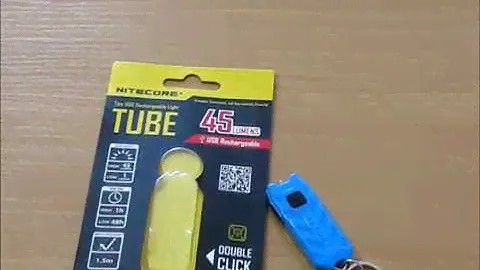 Очень сильный фонарик Nitecore Tube