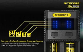 Зарядное устройство для аккумуляторов NITECORE Intellicharger SC2