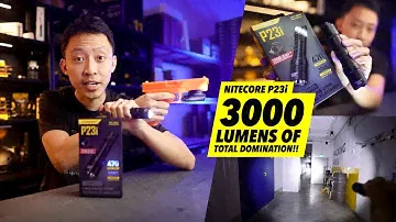3000 lumens of TOTAL DOMINATION!! - Nitecore P23i (First Look + Giveaway)