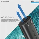 Внешний аккумулятор NITECORE NPB2, 10000 мАч, с водозащитой QC3.0, класс защиты IP68 (art.: 3920bfb0cc8a3)