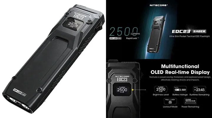Nitecore EDC23 Ultra Slim Tactical EDC Flashlight