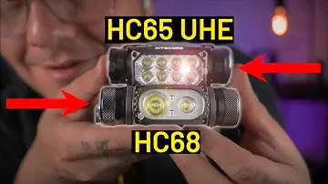 Nitecore HC68 vs HC65 UHE | Headlamp Comparison