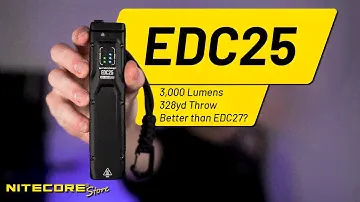 Customizable, Compact, and Cutting Edge Flashlight | Nitecore EDC25