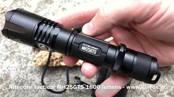 Nitecore Tactical Flashlight MH25GTS with 1800 lumens - knives.it