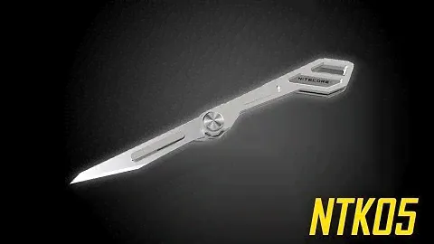 NITECORE NTK05 Titanium Keychain Knife Review