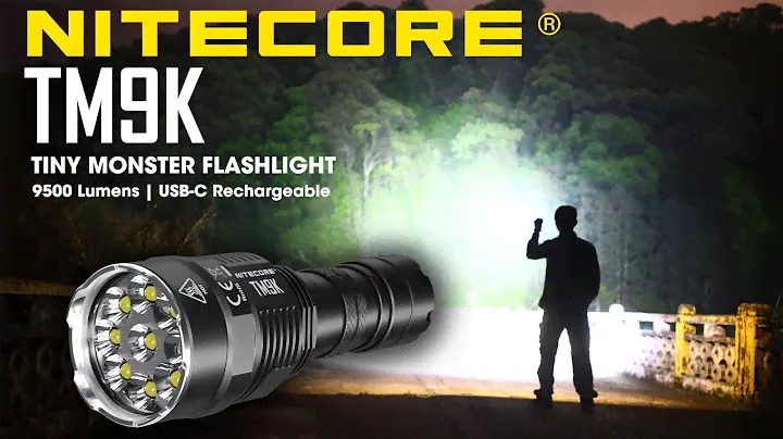 (Discontinued) NITECORE TM9K Tiny Monster 9500 Lumen USB-C Rechargeable Flashlight