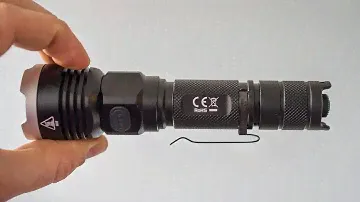 Nitecore P16 TAC - обычный продуманный тактичесский фонарь