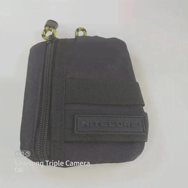 🛍 Тактическая Наплечная Сумка NITECORE NPP10, сумка-слинг с карманом для наушников для мужчин и женщин, черный Камуфляжный миниатюрный кошелек в стиле милитари для повседневного использования-1