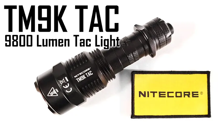 Nitecore TM9K TAC - 9800 Lumen Tactical Flashlight