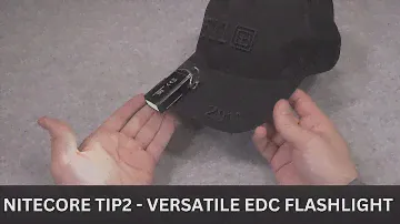 Nitecore TIP2 versatile & powerful EDC keychain LED flashlight that can work as headlamp too!