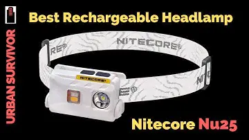 The Ultralight Nitecore Nu25 is the Best Rechargeable Headlamp