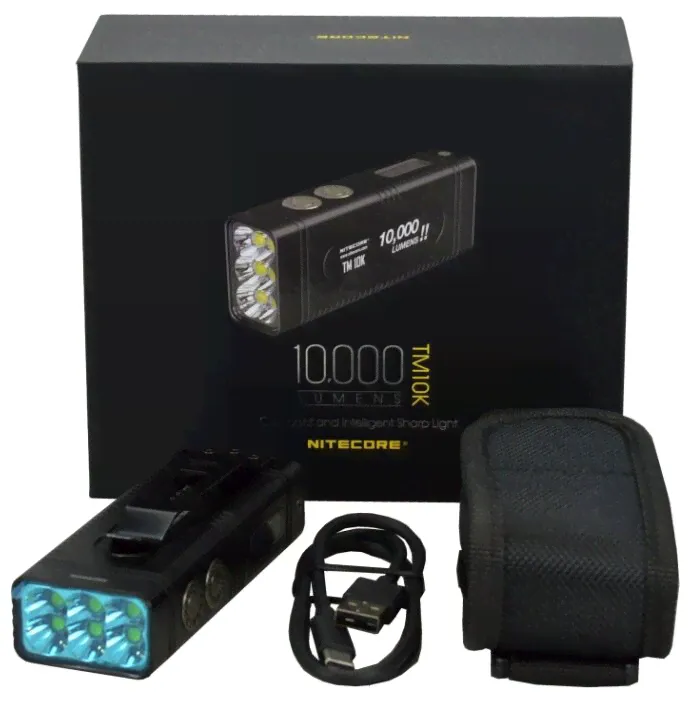 Ручной фонарь Nitecore TM10K черный-0