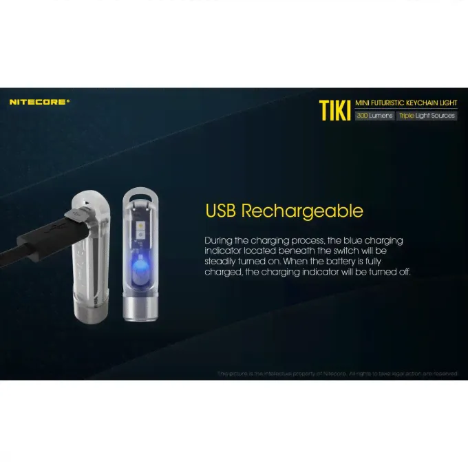 Наключный фонарь NITECORE TIKI LE BLACK PRIMARY OSRAM P8 19115-4