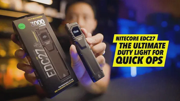 Ok, this is going to be tough to beat - Nitecore EDC27 (3000 lumens)