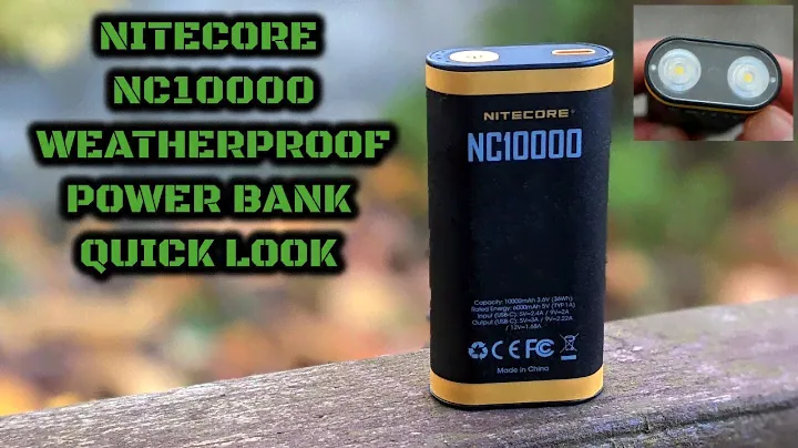 Nitecore NC10000 WR Power Bank: Quick Look