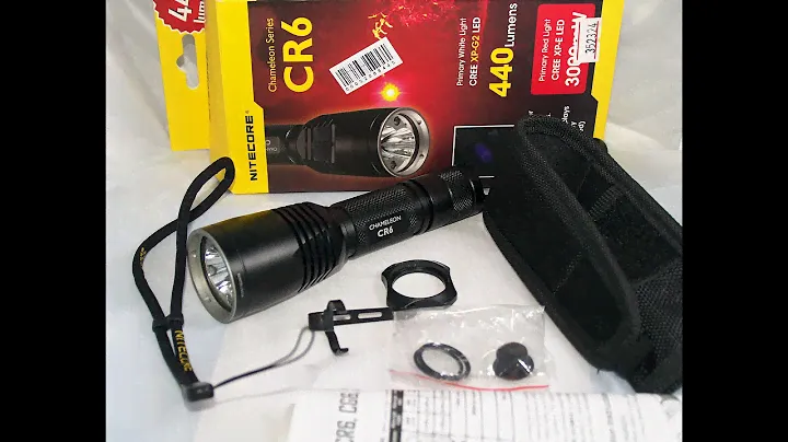 Универсальный фонарь NITECORE CR6 с цветными диодами