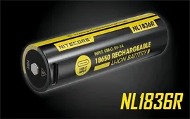 Nitecore NL1836R 3600mAh USB-C Rechargeable 18650 Battery