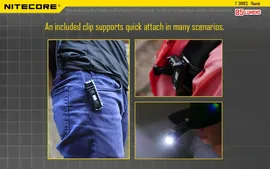 Наключный фонарь Nitecore Thumb (Черный)