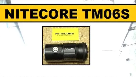 Обзор Nitecore TM06s, 4000LM (скидка 35% на распродаже)