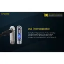 Наключный фонарь NITECORE TIKI LE BLACK PRIMARY OSRAM P8 19115