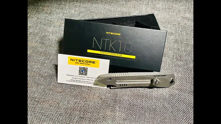 電筒王 開箱  Nitecore NTK10 鈦合金多功能小刀 日本愛利華 自動落鎖結
