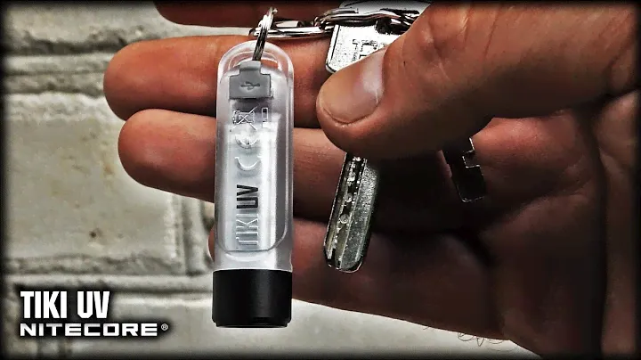 Мощный наключный фонарь Nitecore TIKI UV