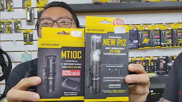 Nova Nitecore NEW P12 1200 LUMENS e MH10C 920 LUMENS.
