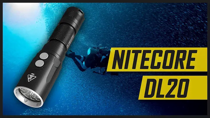 (Снято с производства) NITECORE DL20 100 м белый + красный фонарь для дайвинга — обновление DL10