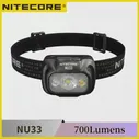 NITECORE NU33 700 люмен высокий CRI светодиодный тройной выход USB-C перезаряжаемый налобный фонарь встроенный литий-ионный аккумулятор алюминиевые металлические материалы (art.: 3920be3f89e94)