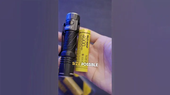 The EDC33 might have built in batteries, but it’s the highest capacity 18650 sized battery to date.