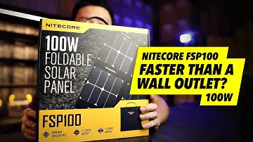 The Nitecore FSP100 Foldable Solar Panel (100W) FIRST LOOK!