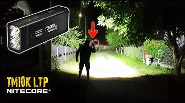 Самый мощный фонарь в мире Nitecore TM10K LTP/The most powerful flashlight in the world