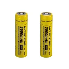 Аккумуляторные батарейки NITECORE, NL1835,18650 3500мАч 3,6 В Втч -2 шт/уп (в кейсе)