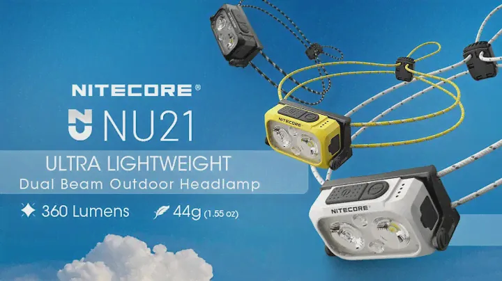 NITECORE NU21 360 Lumen Ultralight Rechargeable Headlamp