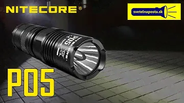 SvetelnaPosta.sk | LED Baterka Nitecore P05  [VIDEO]