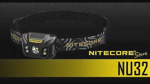 (Discontinued) NITECORE NU32 550 Lumen USB Rechargeable Headlamp w/ Secondary Red & High CRI Output