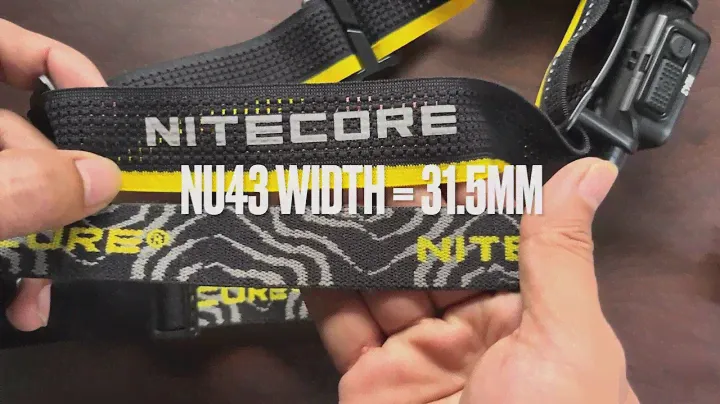 NITECORE NU43 OVERVIEW AND PHYSICAL COMPARISON TO OTHER HEADLAMP