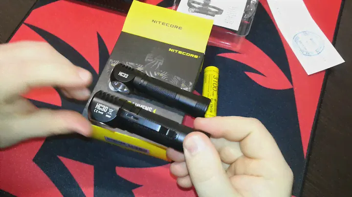 Налобный фонарик Nitecore HC33  брак.